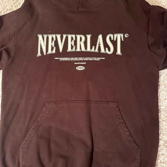 NEverlast Dark Brown Sweatshirt - Picture 1 of 4